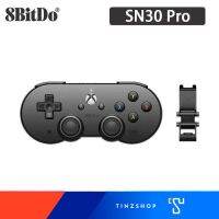 8BitDo SN30 Pro (80DK) จอยไร้สายไม่มีขา สีดำ สำหรับ Xbox Controller Android/PC (พร้อมคลิบล็อคโทรศัพท์)