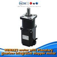 NEMA 23 motor 1.1N 1.8N 2.2N 2.8N 3.2Nm with Planetary gearbox 4 5 6 10 ratio reducer integrated stepper motor for CNC router