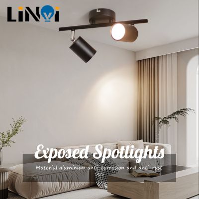 AC180-265V Ceiling Lighting LED Track Light for Living Room Modern Wall Lamp Home Lighting COB Spotlight In Clothing Store
