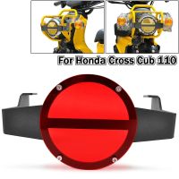 สำหรับ Honda Cross Cub 110 2023 CC110ไฟหน้ารถจักรยานยนต์หลอดไฟหน้าฝาครอบป้องกันชุดไฟหน้ารถจักรยานกระจังหน้า CC 110