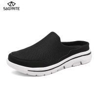 SAGYRITE Sneakers for Men Women Lightweight Casual Shoes Half Slippers Walking Shoes Plus Size 35-46