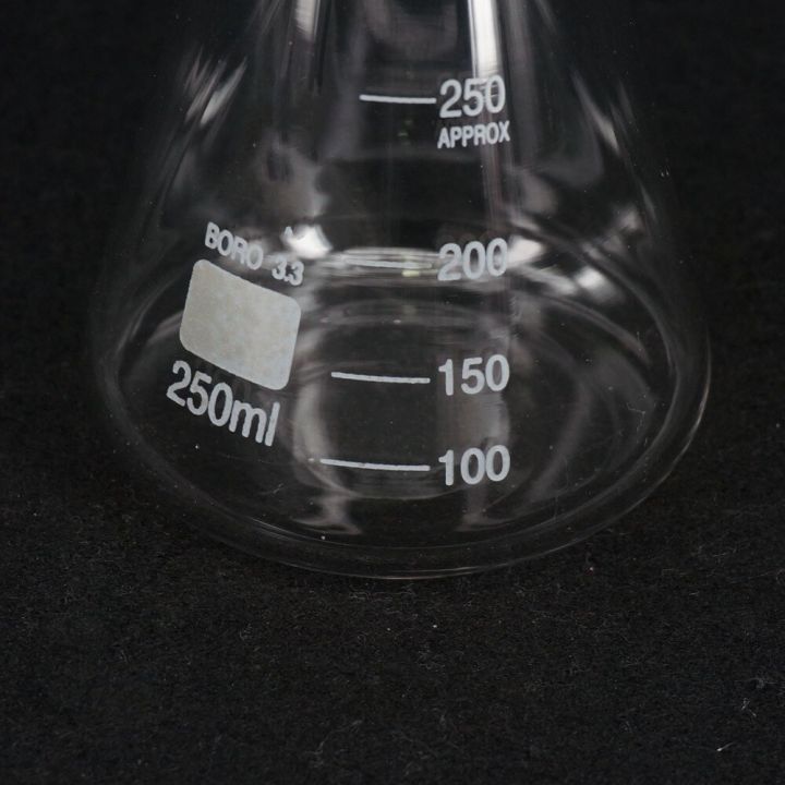 yingke-ขวดทดลองพลาสติกทรงกรวย250มล-g3-3แก้วบอโรซิลิเกตอุปกรณ์ในห้องปฏิบัติการ