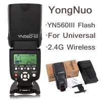 YONGNUO YN560III Universal แฟลช 2.4 กรัมไร้สายด้วยตนเองวิทยุแฟลช SPEEDLITE สำหรับ Canon Nikon Pentax Fuji กล้อง Canon EOS 600D, EOS 550D แฟลช Nikon แฟลช