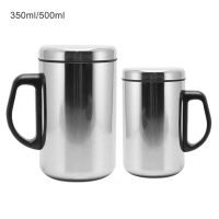 hotx【DT】 350/500ml Layer WaterCup Mug Drinkware whiskey Wall Insulation for Beer Cup