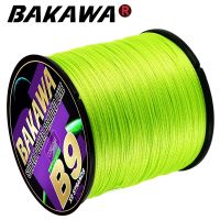 BAKAWA Fishing Accessories 4/9/12 Strands Japanese Multifilament Floating Line Smooth Super Strong Durable 500M 300M 100M Tackle