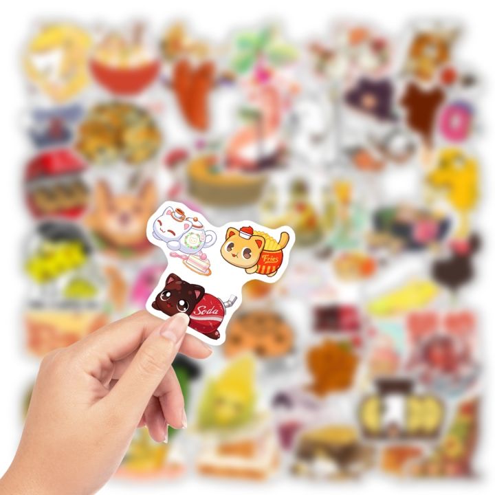 lz-cute-funny-food-cartoon-sticker-scrapbooking-material-para-decora-o-diy-notebook-brinquedos-para-crian-as-bagagem-bagagem-imperme-vel