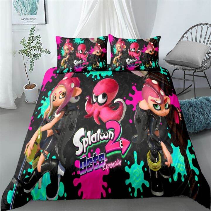 donkey-kong-switch-game-bedding-set-single-twin-double-queen-king-cal-king-size-bed-linen-set