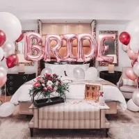 16/32inch Rose Gold Bride To Be Letter Foil Balloon Love Ballon Bridal Shower Wedding Engagement Hen Bachelorette Party Decor