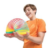 【LZ】✤☁  Folding Plastic Spring Coil Color Rainbow Circle Funny Magic Toys Early Development Educational Childrens Creative Magical Toys