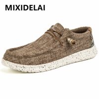 Large Size Outdoor Mens Casual Denim Canvas Shoes Vulcanize Shoes Fashion Luxury Style Designer Breathable Men Sneakers Loafers