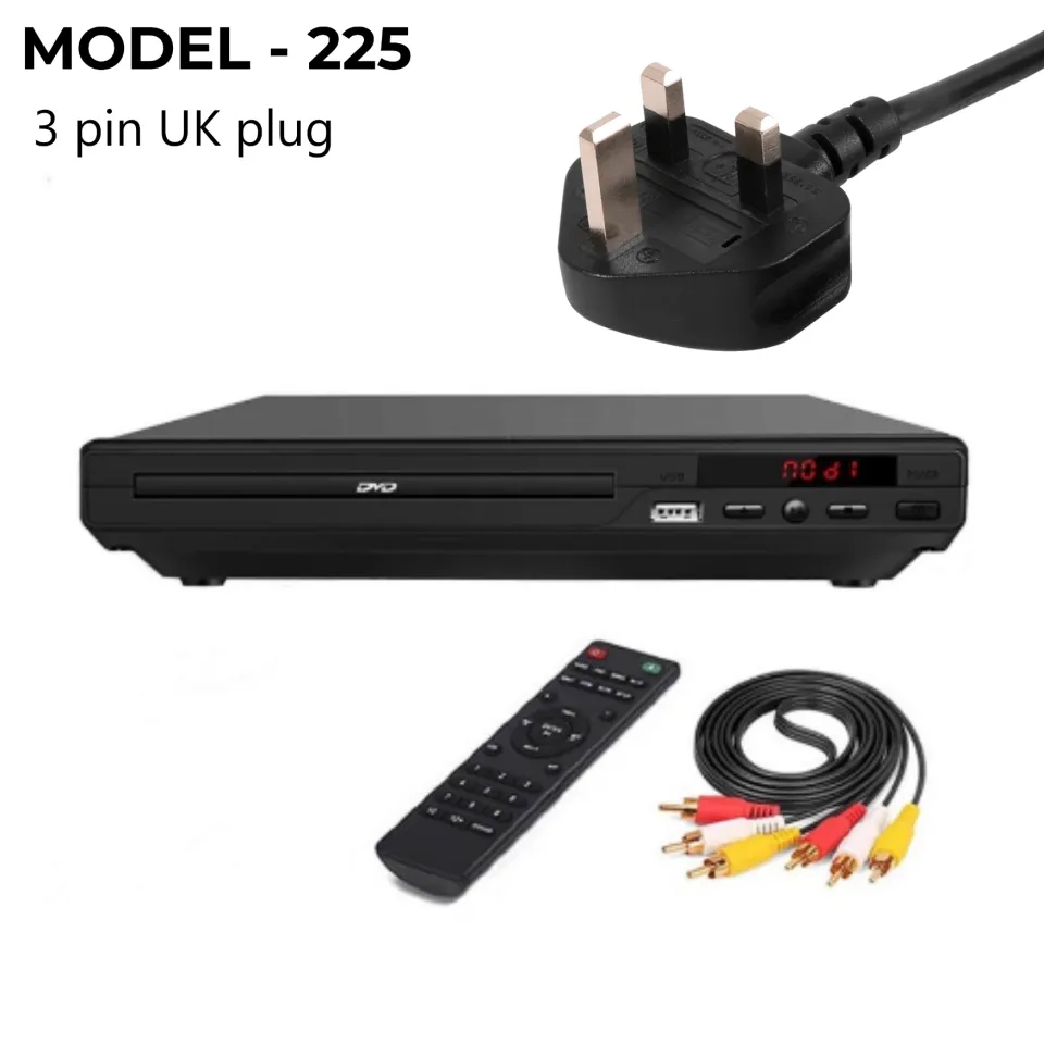 DVD-225 Home DVD player, USB, multi format with remote. new