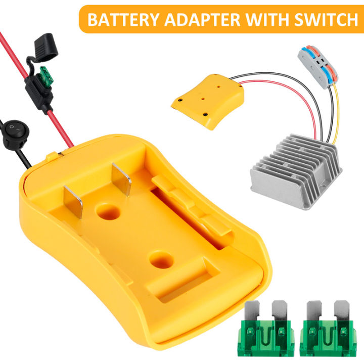 dagafga-ตัวแปลงขาลง20v-ถึง12v-ใช้ได้กับ-dcb203-dcb204-dcb206เรกูเลเตอร์เครื่องแปลงไฟที่เสถียรตัวแปลงขาลงตัวแปลงขาลง20v-ถึง12v