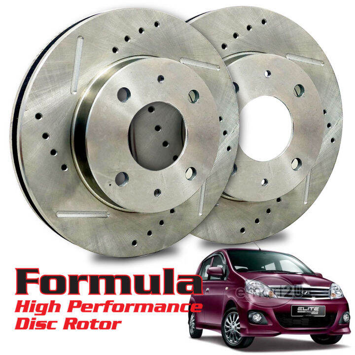 Perodua Viva Formula Disc Rotor & Brake Pads Front Lazada
