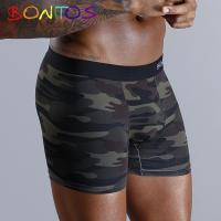 ☒ BONITOS Men lnnerwear B5 Camouflage Boxers Trunks Solid color men Breathable underwear men shorts cotton