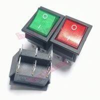 10PCS/Lot KCD4 Rocker Boat Switch 6Pin/6P 2 Position ON-OFF 16A/250VAC Green/Red