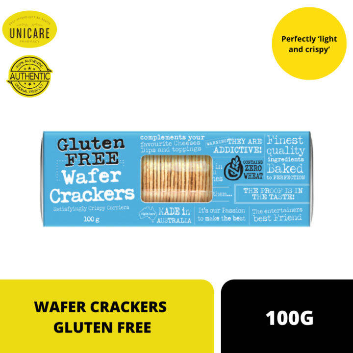 ORGRAN BUCKWHEAT WAFER CRACKERS 100G. Gluten Free, Dairy Free, Egg Free