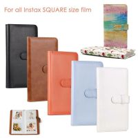﹊☜ New Soft PU Leather 80 Pockets Photo Album Storage Book For Fujifilm Instax Square SQ1 SQ6 SQ10 SQ20 SP-3 Printer Films Paper