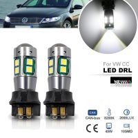 ไฟหน้ารถสำหรับ Drl การวิ่งเวลากลางวัน Vwcc Pw16wpw24wpwy24w 2013 2014 2015 2016 Canbus ไฟติดรถยนต์ใหม่