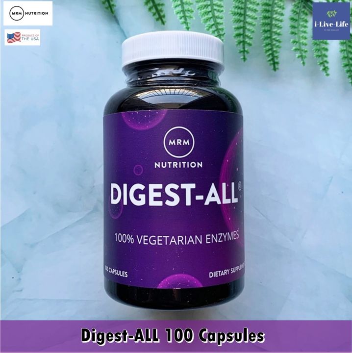 อาหารเสริม-ย่อย-อาหารและดูดซึมอาหาร-digest-all-100-capsules-mrm-nutrition