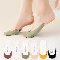 【hot sale】☄✌ D19 1 Pair Ultrathin Pure Color Boat Socks/ Summer Invisible Sling Half Feet Socks for Women