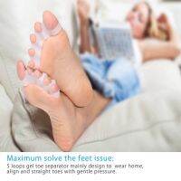 Toe Separator Air Holes Design Toe Finger Straightener for Foot Care Correction Men &amp; Women