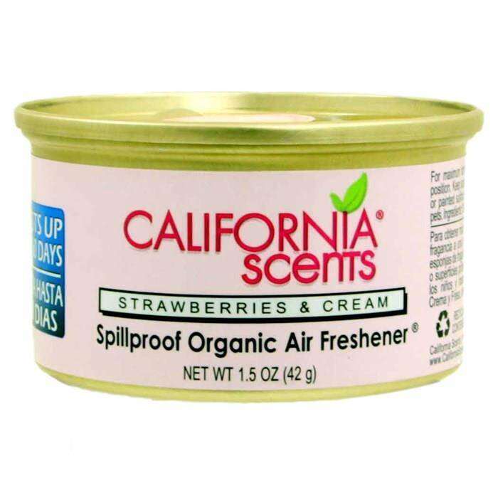 California Car Scents Spill proof Organic Canister Car Air Fresheners ...