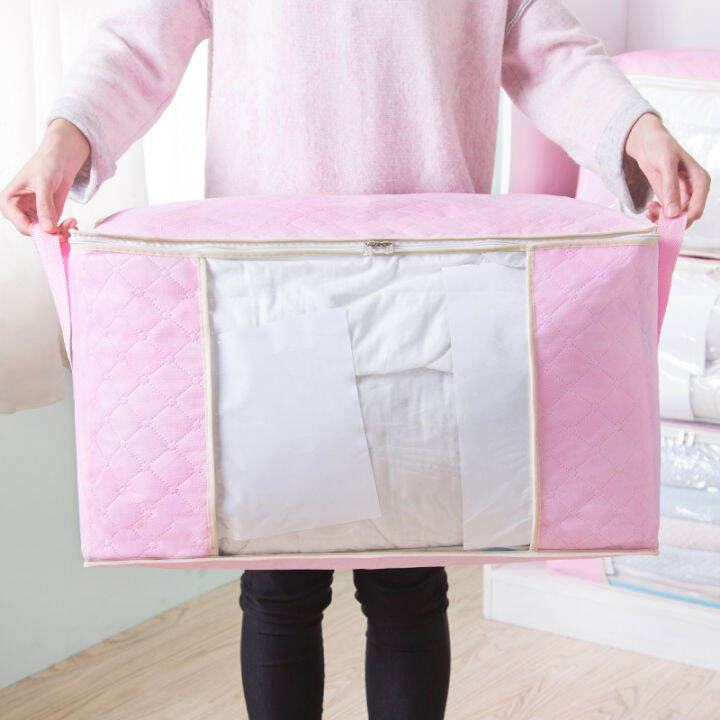 Storage bag transparent sorting bag student household clothes quilt ...