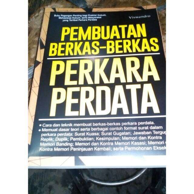 Buku Perbuatan Berkas Berkas Perkara Perdata | Lazada Indonesia