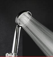 1PC Pressurized Nozzle Shower Head ABS Bathroom Accessories High Pressure Water Saving Rainfall Chrome Shower Head Showerheads