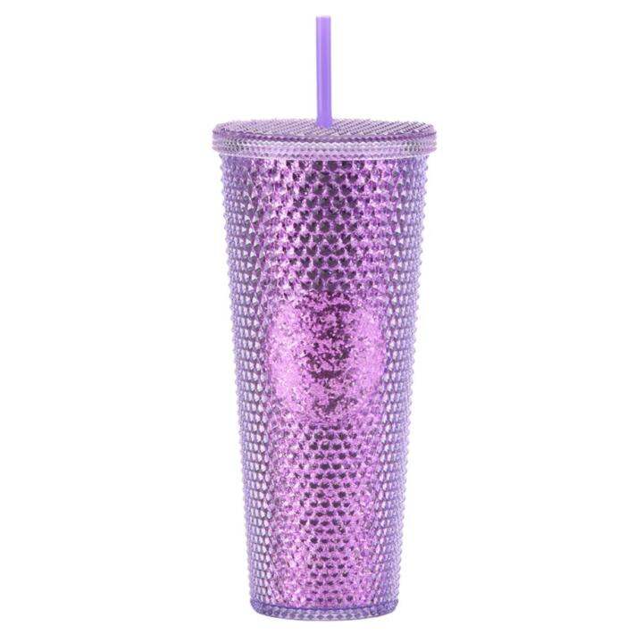 cute-barbie-pink-studded-tumbler-water-cup-water-bottle-plastic-cup-straw-double-i0w7