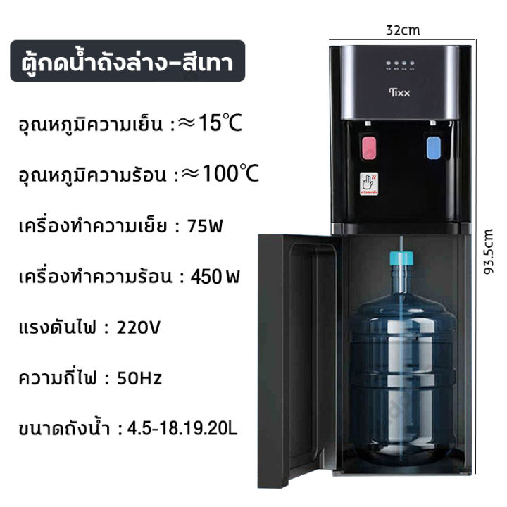 ตู้ทำน้ำร้อน-น้ำเย็น-ตู้กดน้ำถังล่าง-ตู้กดน้ำ2ระบบ-ตู้กดน้ำเย็น-ตู้ทำน้ำเย็น-water-dispenser-hot-amp-cold-มีระบบตัดไฟอัตโนมัติ-ประหยัดพลังงาน-ตู้กดน้ำ