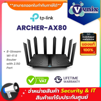 ARCHER AX80 TP-Link AX6000 8-Stream Wi-Fi 6 Router with 2.5G Port By Vnix Group