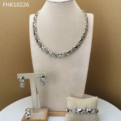 Yuminglai Heart Jewelry XOXO Jewelry African Fashion Jewelry for Women FHK10242