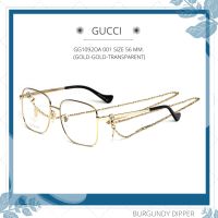 กรอบแว่นตา GUCCI รุ่น GG1092OA 001 SIZE 56 MM. (GOLD-GOLD-TRANSPARENT)