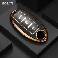 TPU รถ Remote Key Case สำหรับ Nissan Qashqai X-Trail T31 T32 Juke J10 J11 Tiida Altima Pathfinder เตะสำหรับ Infiniti