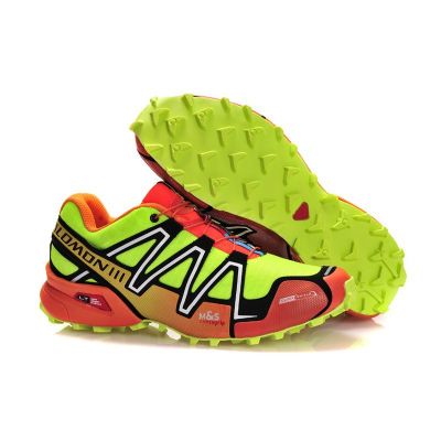 [HOT] Original✅ ♥Ready Stock SSal0mon* Speed- Cross- 3 C- S- Hiking Shoes Green &amp; Orange Casual Sports Shoes {Limited time offer}