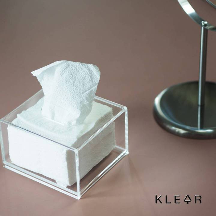 klearobject-tissue-box-s-กล่องใส่กระดาษทิชชู่-กล่องทิชชู่อะคริลิค-กล่องทิชชู่แบบก้นเลื่อน-เหมาะสำหรับทิชชู่-popup-กล่องทิชชู่แบบใส-กล่องทิชชู่