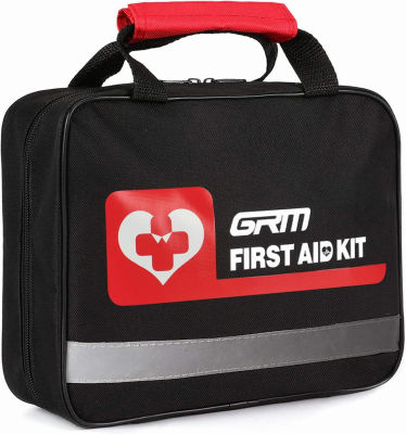 GRM Upgraded 465 Pieces First Aid Kit for Car, Home, Outdoors, Camping, Hiking, Travel and Survival Office, Workplace, Businesses Emergency Kit