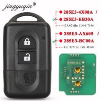 JHTJHNDTGFJHND Jingyuqin Keyless Remote Key 433Mhz ID46/4D60สำหรับ Nissan X-Trail Qashqai Pathfinder Micra NV200 285E3-4X00A /EB30A/ AX605/BC00A