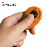 【Ready stock】Star Mall Pet Dog Water Drop Shape Training Clicker Puppy Button Click Trainer