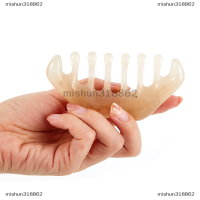 mishun318862 1PC Gua Sha เรซินนวดหัว guasha หวีการฝังเข็มบำบัดเครื่องมือขูด