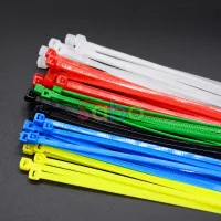 100Pcs/pack 3*100mm width 2.5mm Colorful Factory Standard Self-locking Plastic Nylon Cable Ties Wire Zip Tie Cable Management