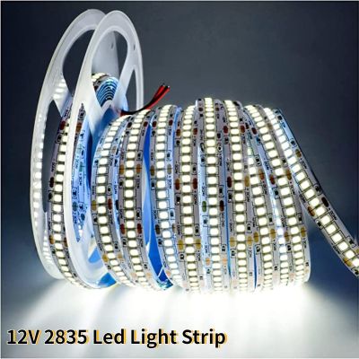 5M Led Strip 12V Bright LED Strip Light 2835SMD Led Diode Tape for Room 60/120/240led Lamp Light Strips Kitchen Home Decor 1M LED Strip Lighting