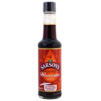 Sarsons Worcester Sauce Rich &amp; Spicy(UK Imported)ซาร์ซัน วูร์สเตอร์ ซอส (ซอสมะขามผสมน้ำส้มสายชู) นำเข้าจากประเทศอังกฤษ