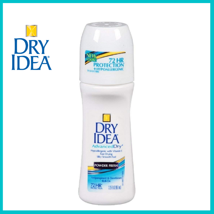 Dry Idea Powder Fresh Scent Roll On Antiperspirant Deodorant [ POP
