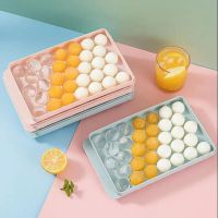 hot【cw】 33 Boll Hockey Mold Frozen Whiskey Popsicle Tray Making Gifts Tools Accessories