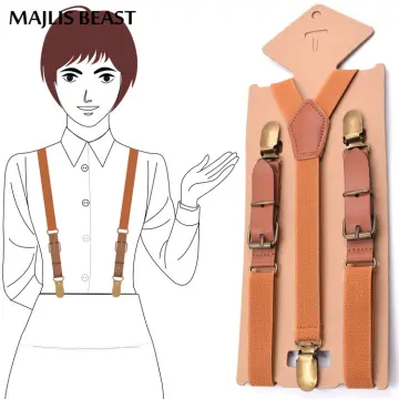 Solid Color Man's Belt Men Women Suspenders Polyester Y-Back Braces  Adjustable Elastic - China Suspender and Suspender Braces price
