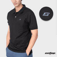 GALLOP : Mens Wear PIQUE POLO SHIRTS เสื้อโปโล ผ้าปิเก้ สีพื้น รุ่น GP9063 สี Cool Black - ดำ / ราคาปกติ 1290.-