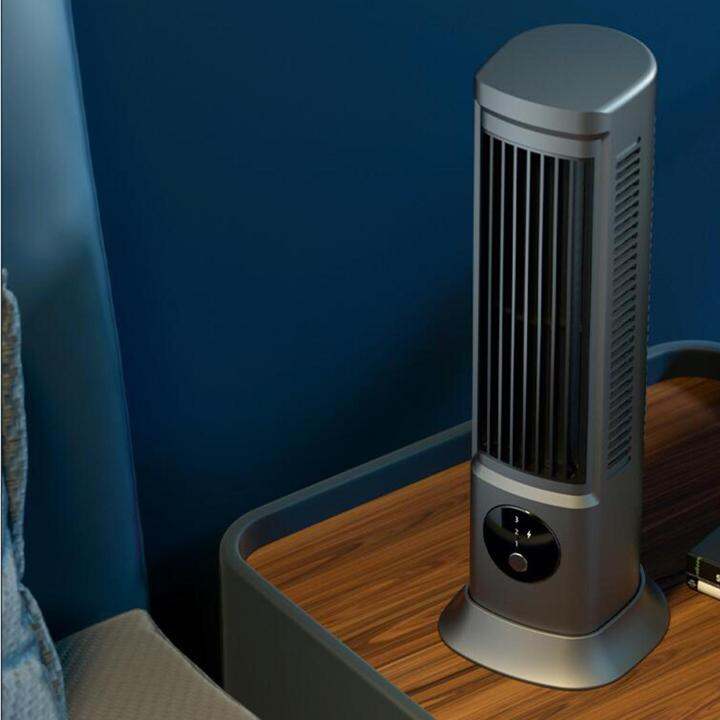 BNTECH Tower Fan Quiet Bladeless Fan Adjustable Table Fan for Desktop
