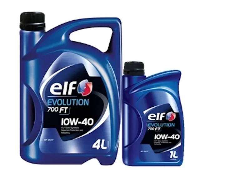 elf [ 10W-40 ] 4+1ลิตร น้ำมันเครื่องเบนซินกึ่งสังเคราะห์ EVOLUTION 700 ...